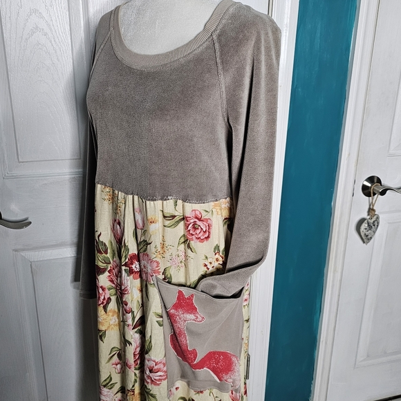 Handmade Upcycled CottageCore Dress Small-Medium - Picture 3 of 15